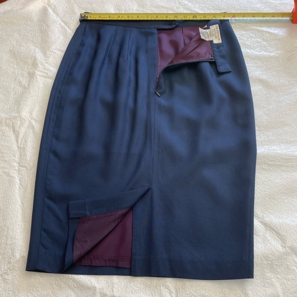 VINTAGE HERITAGE HOUSE 100%VISCOSE PENCIL-SKIRT Sz 12 - Picture 8 of 12